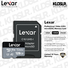 Lexar 128GB Professional 1066x UHS-I microSDXC Memory Card with SD Adapter (SILVER Series)